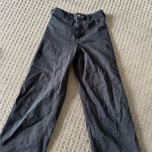 Universal Thread Charcoal Sailor Wide-Leg Pants